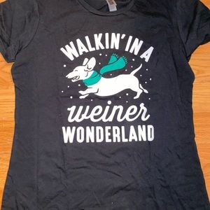 Wiener dog holiday shirt